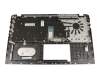 Clavier incl. topcase DE (allemand) argent/rosé avec rétro-éclairage original pour Asus X531FA