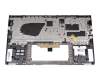 Clavier incl. topcase DE (allemand) blanc/argent avec rétro-éclairage original pour Asus UX434DA