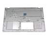 Clavier incl. topcase DE (allemand) blanc/argent original pour Asus VivoBook 15 D509DA