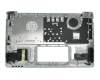 Clavier incl. topcase DE (allemand) blanc/argent original pour Asus X201E