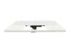 Clavier incl. topcase DE (allemand) blanc/blanc avec rétro-éclairage (avec compartiment pour stylo) original pour Acer ConceptD 3 (CC314-72)