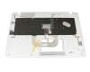 Clavier incl. topcase DE (allemand) blanc/blanc original pour Asus Transformer Mini (T103HAF)