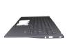 Clavier incl. topcase DE (allemand) bleu/bleu avec rétro-éclairage original pour Acer Swift 5 (SF514-54T)