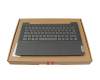 Clavier incl. topcase DE (allemand) bleu/bleu avec rétro-éclairage sans empreinte digitale original pour Lenovo IdeaPad 5-14ITL05 (82FE)