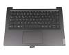 Clavier incl. topcase DE (allemand) gris/anthracite original pour Lenovo V14-IIL (82C4)