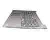 Clavier incl. topcase DE (allemand) gris/argent Empreinte digitale original pour Lenovo IdeaPad 3-15IGL05 (82BU)