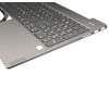 Clavier incl. topcase DE (allemand) gris/argent avec rétro-éclairage original pour Lenovo IdeaPad S540-15IWL (81SW)