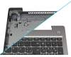 Clavier incl. topcase DE (allemand) gris/argent original pour Lenovo IdeaPad 3-15ARE05 (81W4)