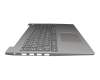 Clavier incl. topcase DE (allemand) gris/argent original pour Lenovo IdeaPad 3-15ITL05 (81X8)