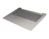 Clavier incl. topcase DE (allemand) gris/argent original pour Lenovo IdeaPad 330S-14AST (81F8)