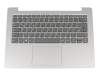 Clavier incl. topcase DE (allemand) gris/argent original pour Lenovo IdeaPad 330S-14IKB (81F4/81JM)