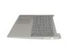 Clavier incl. topcase DE (allemand) gris/argent original pour Lenovo IdeaPad 330S-15ARR (81FB/81JQ)