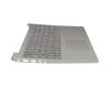 Clavier incl. topcase DE (allemand) gris/argent original pour Lenovo IdeaPad 330S-15ARR (81FB/81JQ)