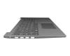 Clavier incl. topcase DE (allemand) gris/argent original pour Lenovo IdeaPad S145-15API (81UT)