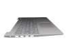 Clavier incl. topcase DE (allemand) gris/argent original pour Lenovo ThinkBook 14 IML (20RV)