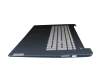 Clavier incl. topcase DE (allemand) gris/bleu original pour Lenovo IdeaPad 3-17ITL6 (82H9)