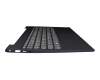 Clavier incl. topcase DE (allemand) gris/bleu original pour Lenovo IdeaPad S340-15API (81NC)