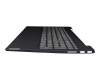 Clavier incl. topcase DE (allemand) gris/bleu original pour Lenovo IdeaPad S340-15API (81NC)