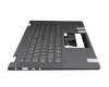 Clavier incl. topcase DE (allemand) gris foncé/gris (platinum grey) pour Lenovo IdeaPad Flex 5-14ITL05 (82HS)