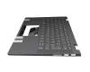 Clavier incl. topcase DE (allemand) gris foncé/gris (platinum grey) pour Lenovo IdeaPad Flex 5-14ITL05 (82HS)