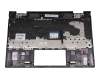 Clavier incl. topcase DE (allemand) gris foncé/gris avec rétro-éclairage original pour HP Envy x360 13-ag0900