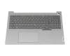Clavier incl. topcase DE (allemand) gris foncé/gris avec rétro-éclairage original pour Lenovo ThinkBook 16 G6 ABP (21KK)
