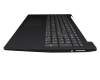 Clavier incl. topcase DE (allemand) gris foncé/gris original pour Lenovo V15-ADA (82C7)