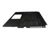 Clavier incl. topcase DE (allemand) gris/gris avec rétro-éclairage original pour Asus TUF Gaming F15 FX507ZU