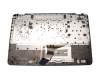 Clavier incl. topcase DE (allemand) gris/gris avec rétro-éclairage original pour HP Omen 15-ax200