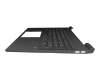 Clavier incl. topcase DE (allemand) gris/gris avec rétro-éclairage original pour HP Victus 16-e1000