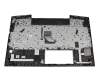 Clavier incl. topcase DE (allemand) gris/gris avec rétro-éclairage original pour HP ZBook 15 G5