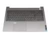 Clavier incl. topcase DE (allemand) gris/gris avec rétro-éclairage original pour Lenovo ThinkBook 15 G2 ITL (20VE)