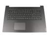 Clavier incl. topcase DE (allemand) gris/gris original pour Lenovo V340-17IWL (81RG)