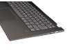 Clavier incl. topcase DE (allemand) gris/gris original pour Lenovo Yoga 530-14ARR (81H9)