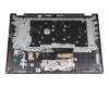 Clavier incl. topcase DE (allemand) gris/gris original pour Lenovo Yoga 530-14IKB (81EK)
