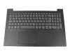 Clavier incl. topcase DE (allemand) gris/noir original pour Lenovo IdeaPad 130-15AST (81H5)