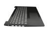 Clavier incl. topcase DE (allemand) gris/noir original pour Lenovo IdeaPad S145-15IGM (81WT)