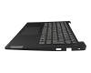 Clavier incl. topcase DE (allemand) gris/noir original pour Lenovo V14 G4 AMN (82YT)