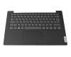 Clavier incl. topcase DE (allemand) gris/noir original pour Lenovo V14 G4 AMN (82YT/83GE)