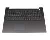 Clavier incl. topcase DE (allemand) gris/noir original pour Lenovo V17-IIL (82GX)