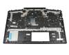Clavier incl. topcase DE (allemand) moir/blanc/noir original pour HP Pavilion Gaming 17-cd0000
