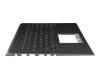 Clavier incl. topcase DE (allemand) noir/anthracite avec rétro-éclairage original pour Asus VivoBook 15 F571GT