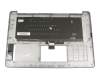 Clavier incl. topcase DE (allemand) noir/anthracite avec rétro-éclairage original pour Asus X510UN