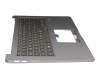 Clavier incl. topcase DE (allemand) noir/anthracite avec rétro-éclairage original pour Asus X510UN