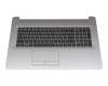 Clavier incl. topcase DE (allemand) noir/argent ODD original pour HP 470 G7