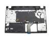 Clavier incl. topcase DE (allemand) noir/argent avec rétro-éclairage original pour Acer Aspire V5-591G