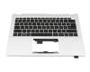 Clavier incl. topcase DE (allemand) noir/argent avec rétro-éclairage original pour Acer Swift Go (SFG14-71)