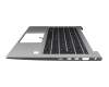 Clavier incl. topcase DE (allemand) noir/argent avec rétro-éclairage original pour HP ZBook Firefly 14 G7
