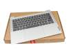 Clavier incl. topcase DE (allemand) noir/argent avec rétro-éclairage original pour Lenovo IdeaPad Slim 5-14IAH8 (83BF)