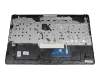 Clavier incl. topcase DE (allemand) noir/argent avec rétro-éclairage sans ODD original pour HP 470 G7